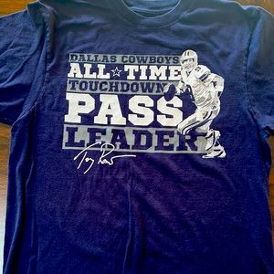 Dallas Cowboys Tony Romo All Time Pass T-Shirt